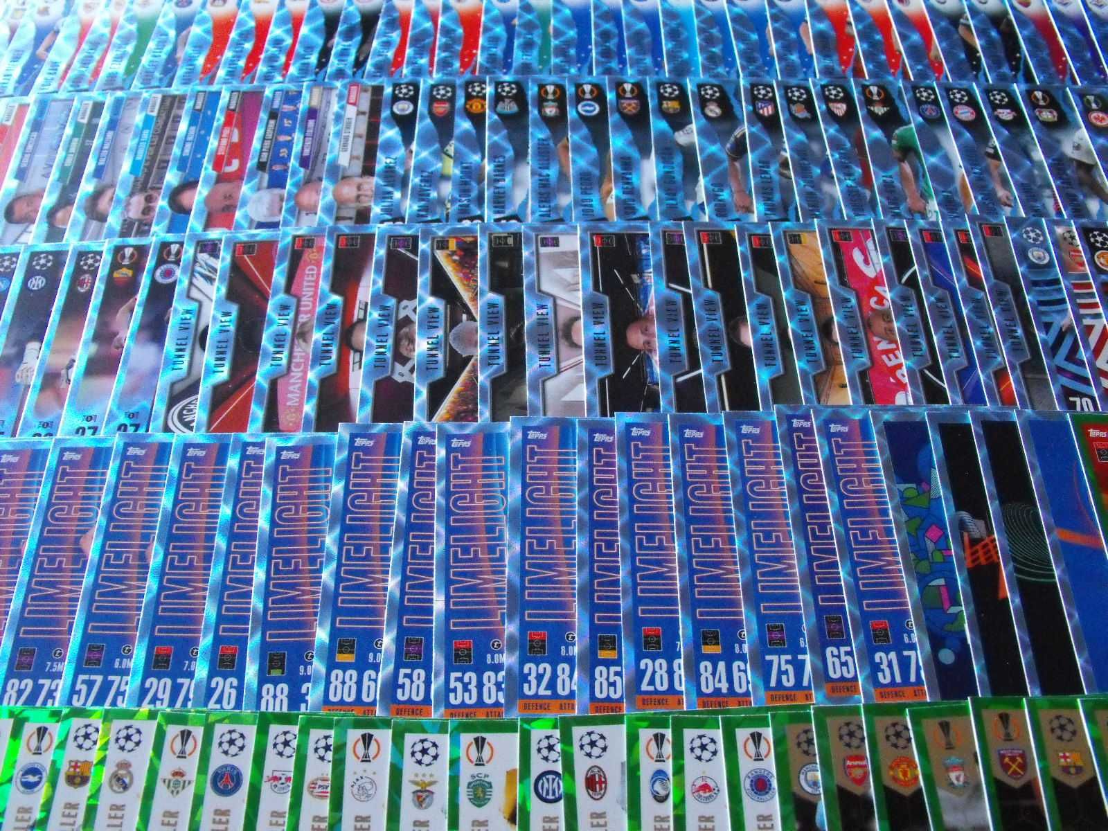 KOMPLET 252 kart CRYSTAL PARALLEL topps Match Attax 2023/24 EXTRA