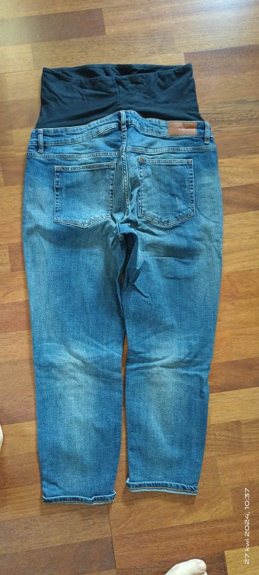 H&M Mama spodnie ciążowe 42 jeans