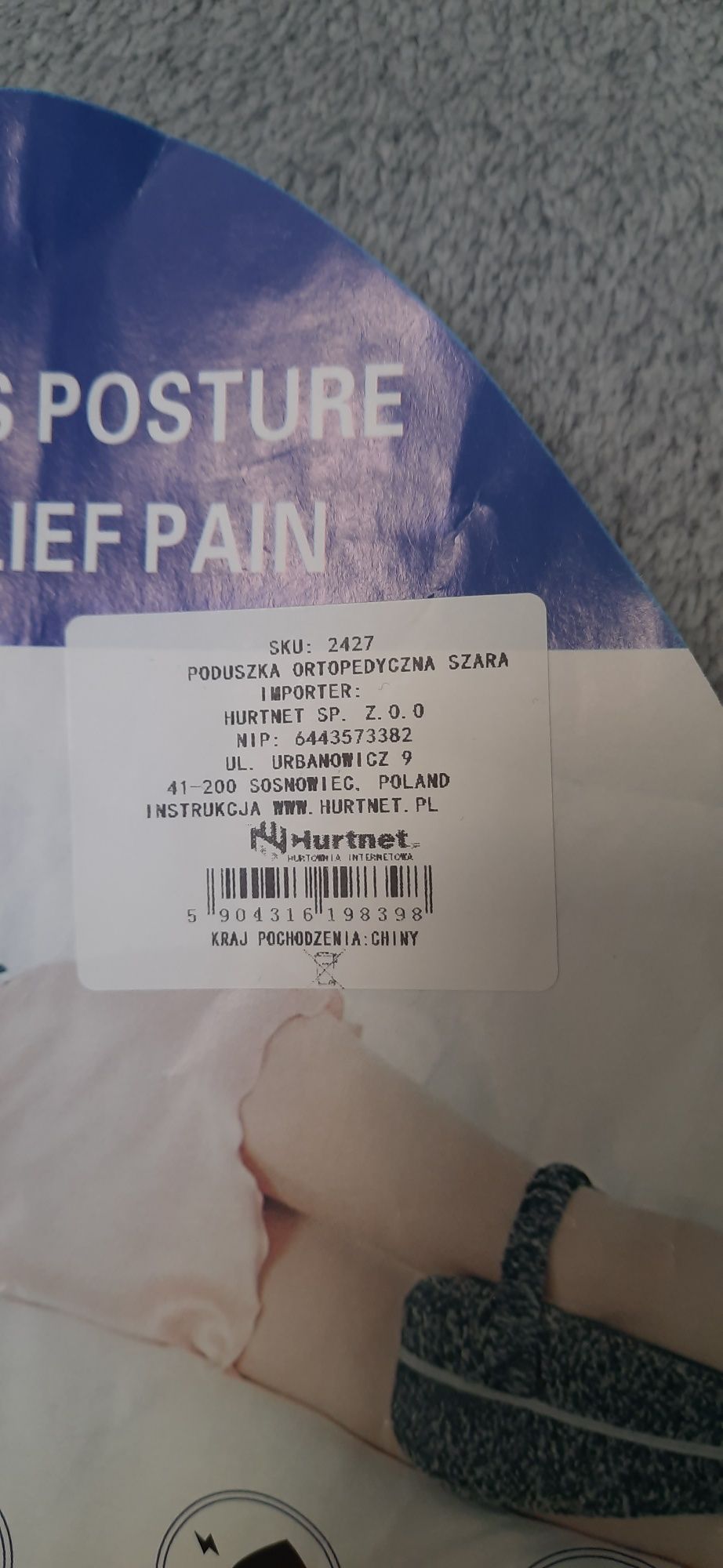 Poduszka ortopedyczna odciążająca biodra