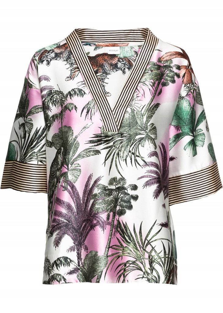 B.P.C bluzka kimono w palmy 54.