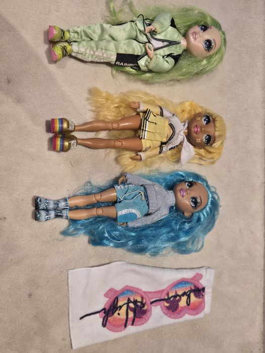 Lalka Rainbow high niebieska