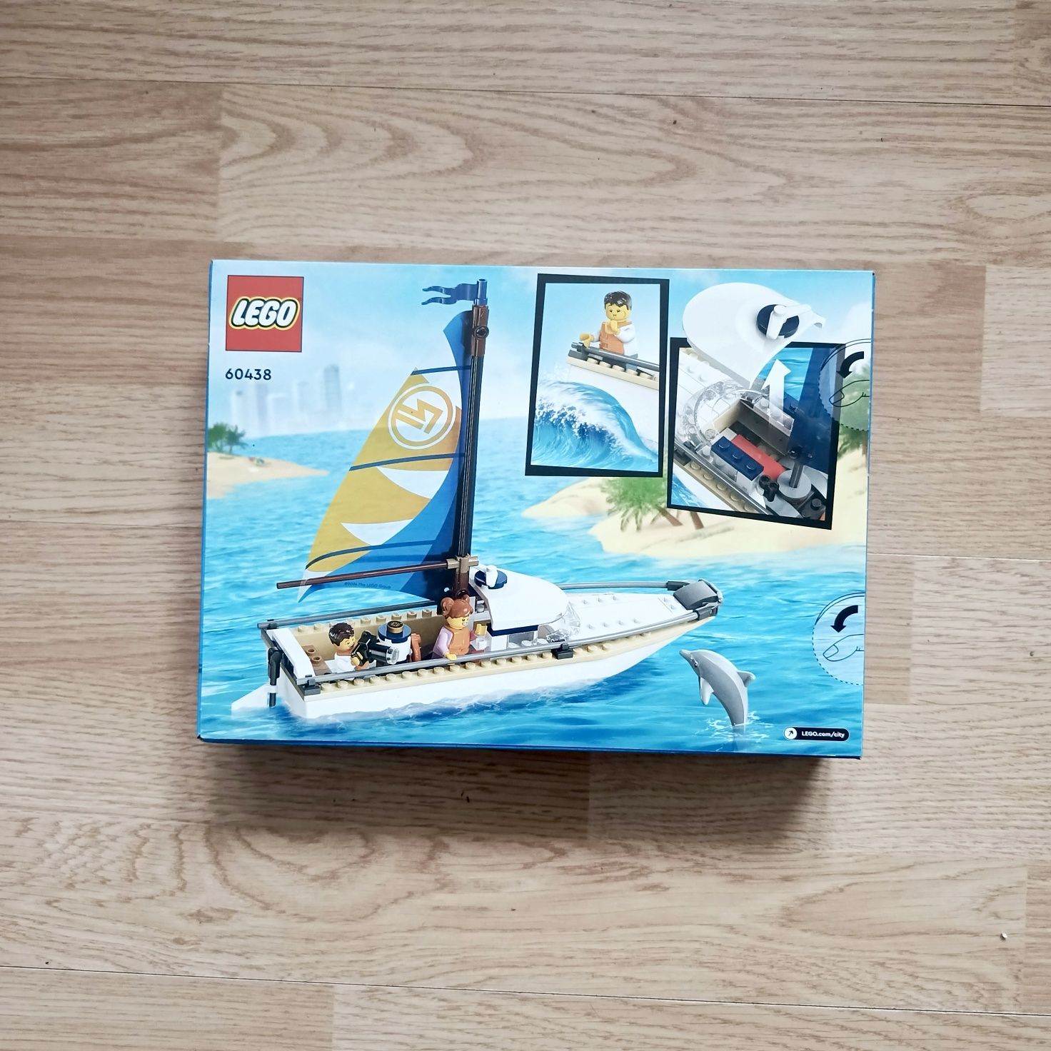 Nowy zestaw Lego 60438 Żaglówka