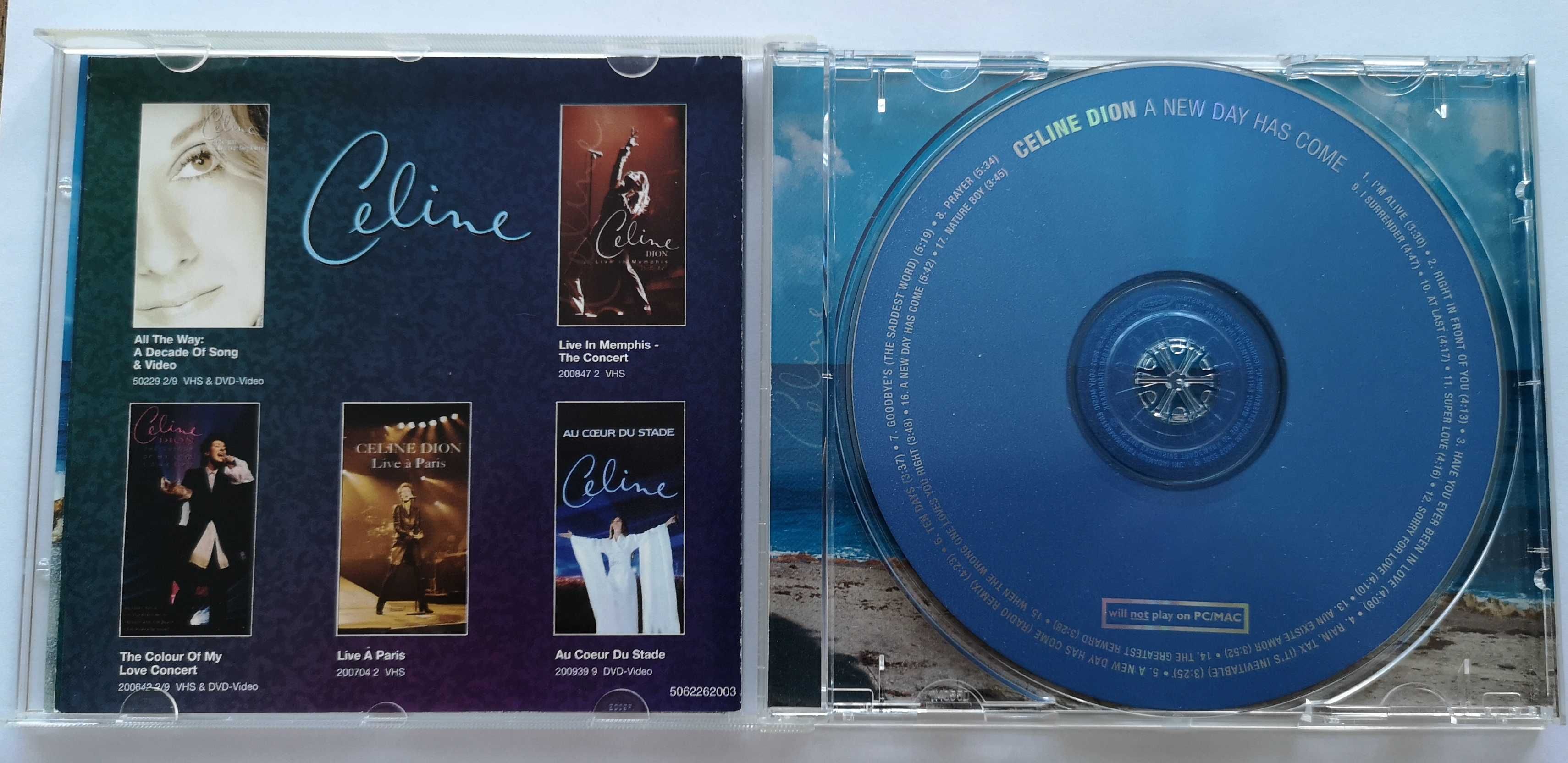 CELINE DION-A New Day Has Come orginalna płyta CD.Stan idealny.