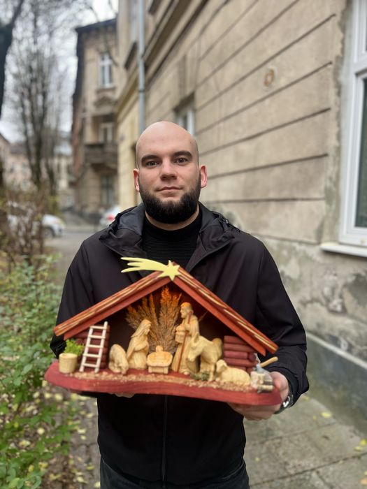 Різдвяна Шопка з фігурами / Різдвяний Вертеп / Ісусик в яслах / Різдво