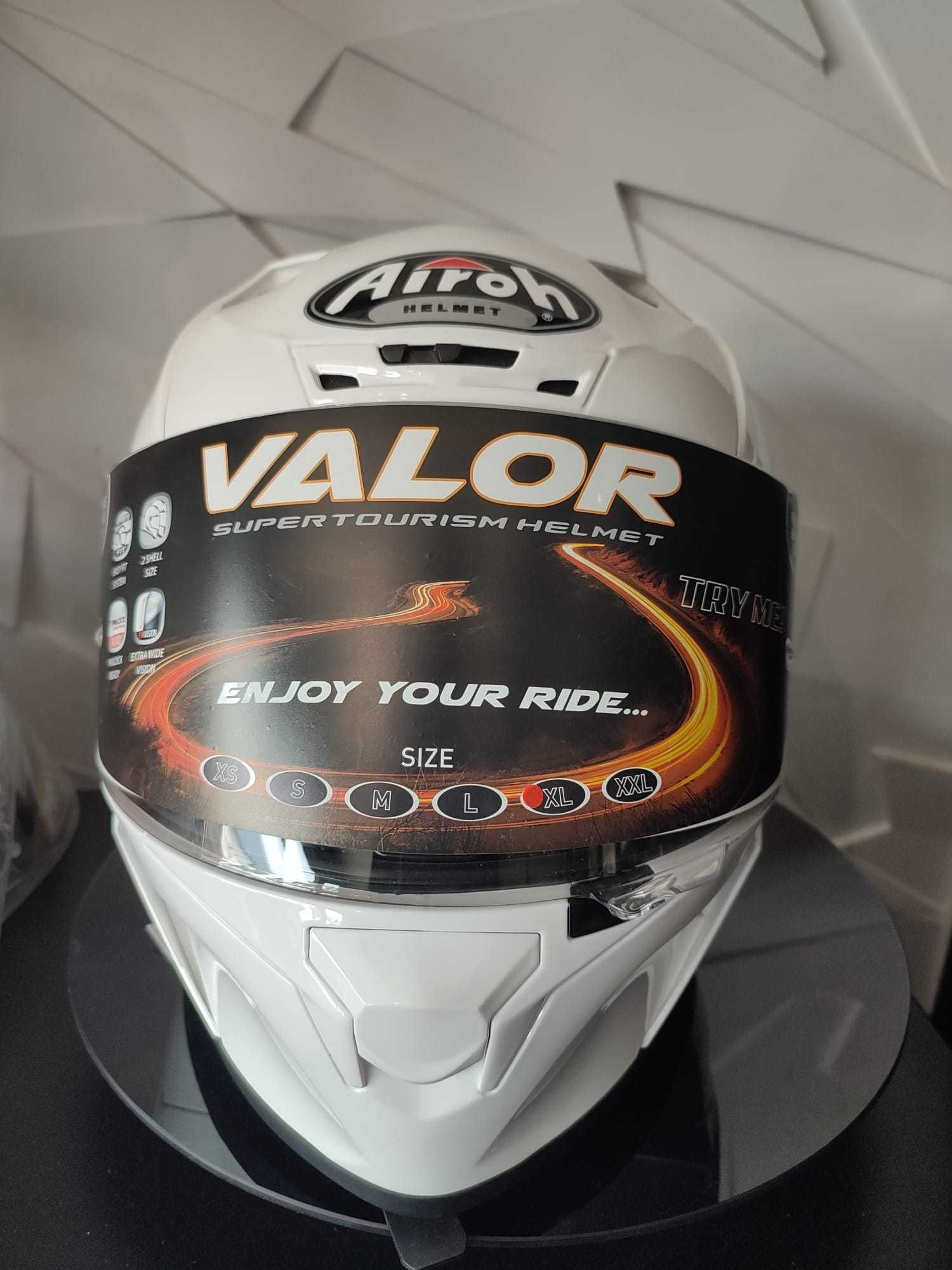 Kask Airoh VALOR WHITE GLOSS `XS raty 0%!