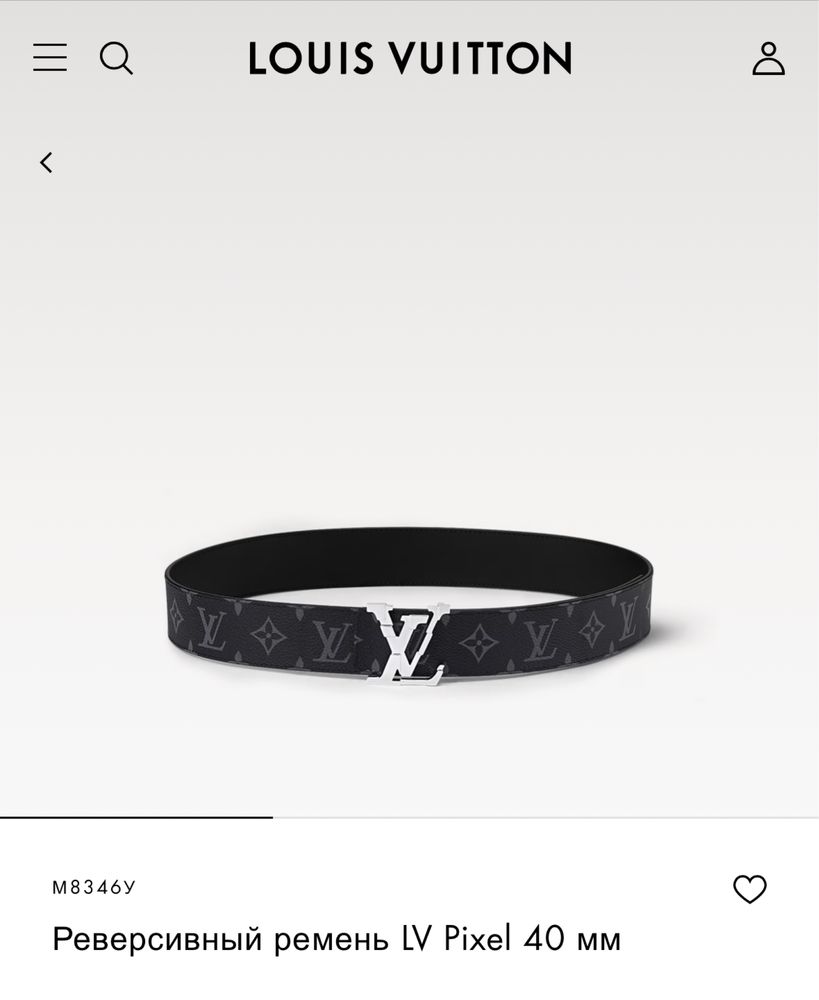 Ремень Louis Vuitton оригінал