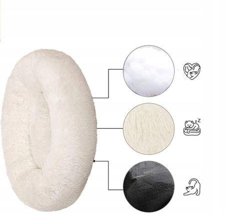 БЕЗ ПЕРЕДОПЛАТ! М’яка кругла лежанка для тварин