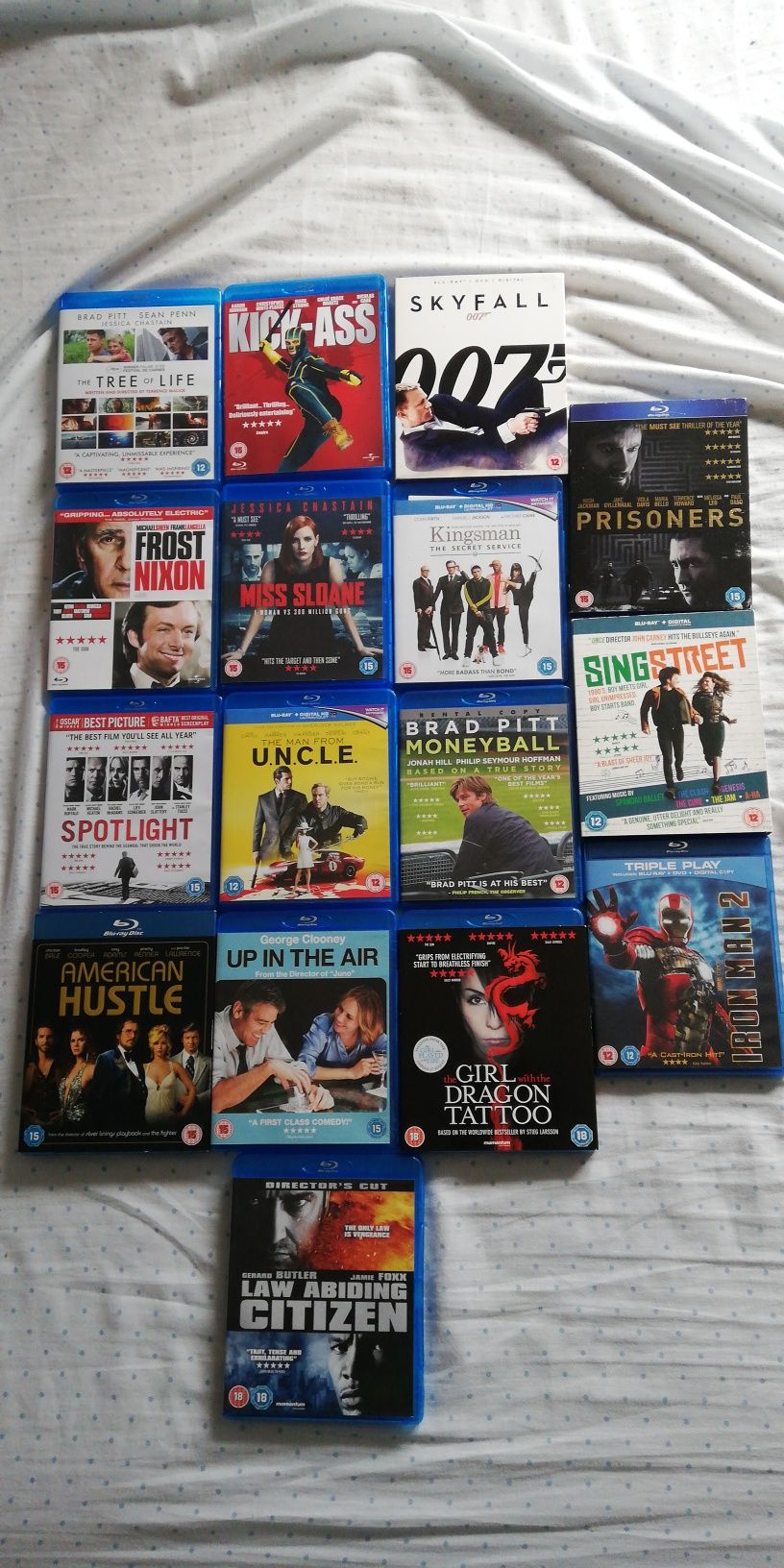 Blu rays de grandes filmes (portes grátis)