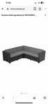 Modułowa sofa ogrodowa
