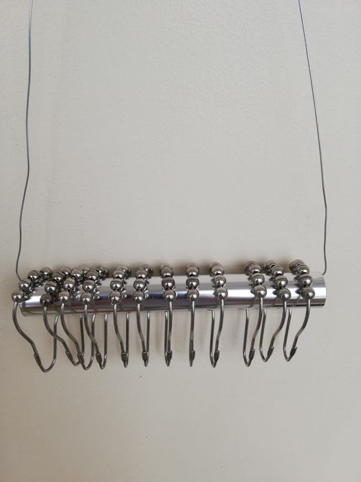 Ganchos para cortina de duche em aço inoxidável