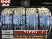 Шины БУ 225 55 R 19 Continental premium contact 6 лето комплект