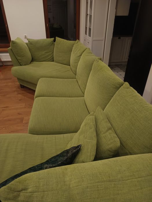 Zielony duży narożnik