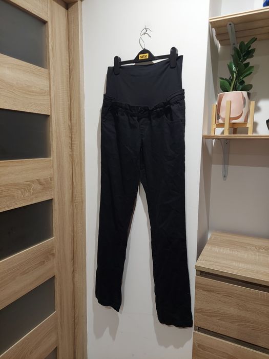 Czarne spodnie ciążowe Mama Licious S 36