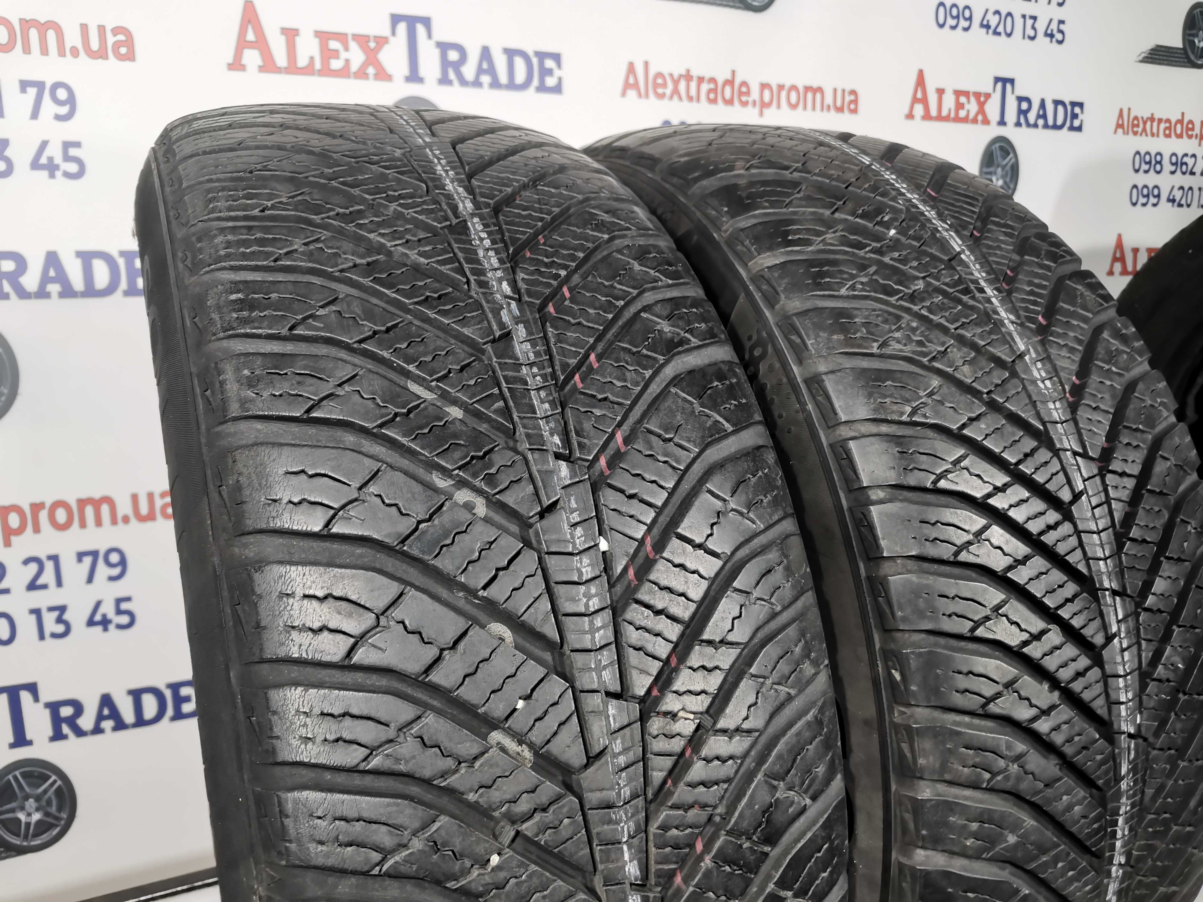 2 шт. 225/55 R16 Kumho Solus HA31 літні шини б/у, 6,5 мм