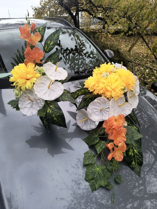 Komplet na grób, stroik+wazon