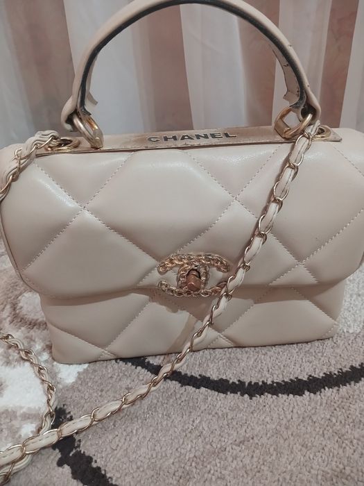 Сумочка жіноча світло бежева