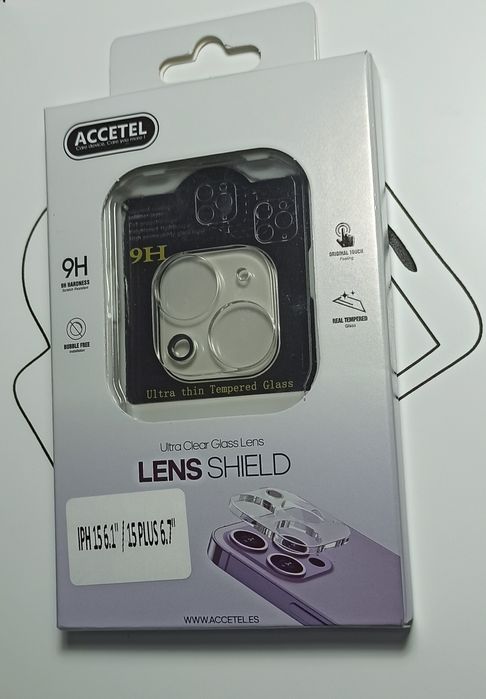 Película vidro P/ Câmara iphone 14 / 14 Max / 14 Pró Max / 12 Pró