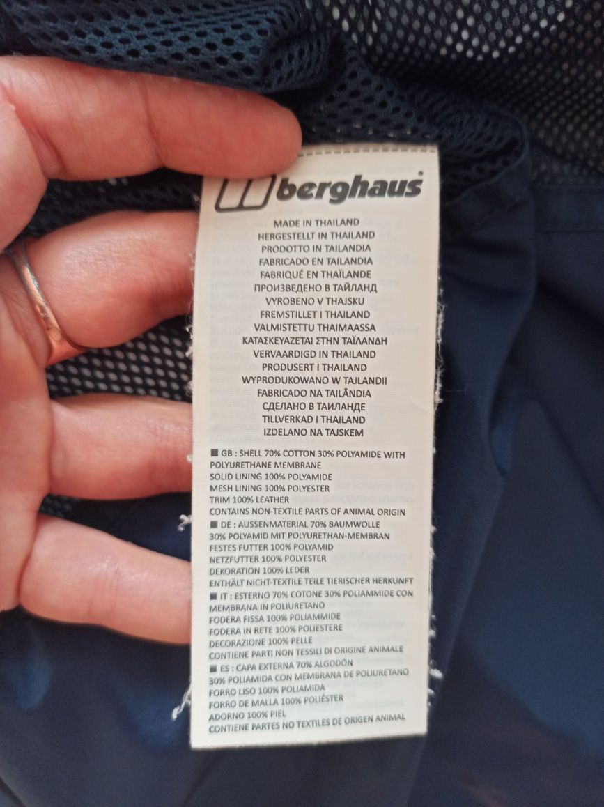 Parka Berghaus kurtka trekkingowa przeciwdeszczowa S M