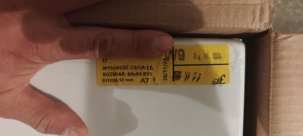Brodziki 80x80x16