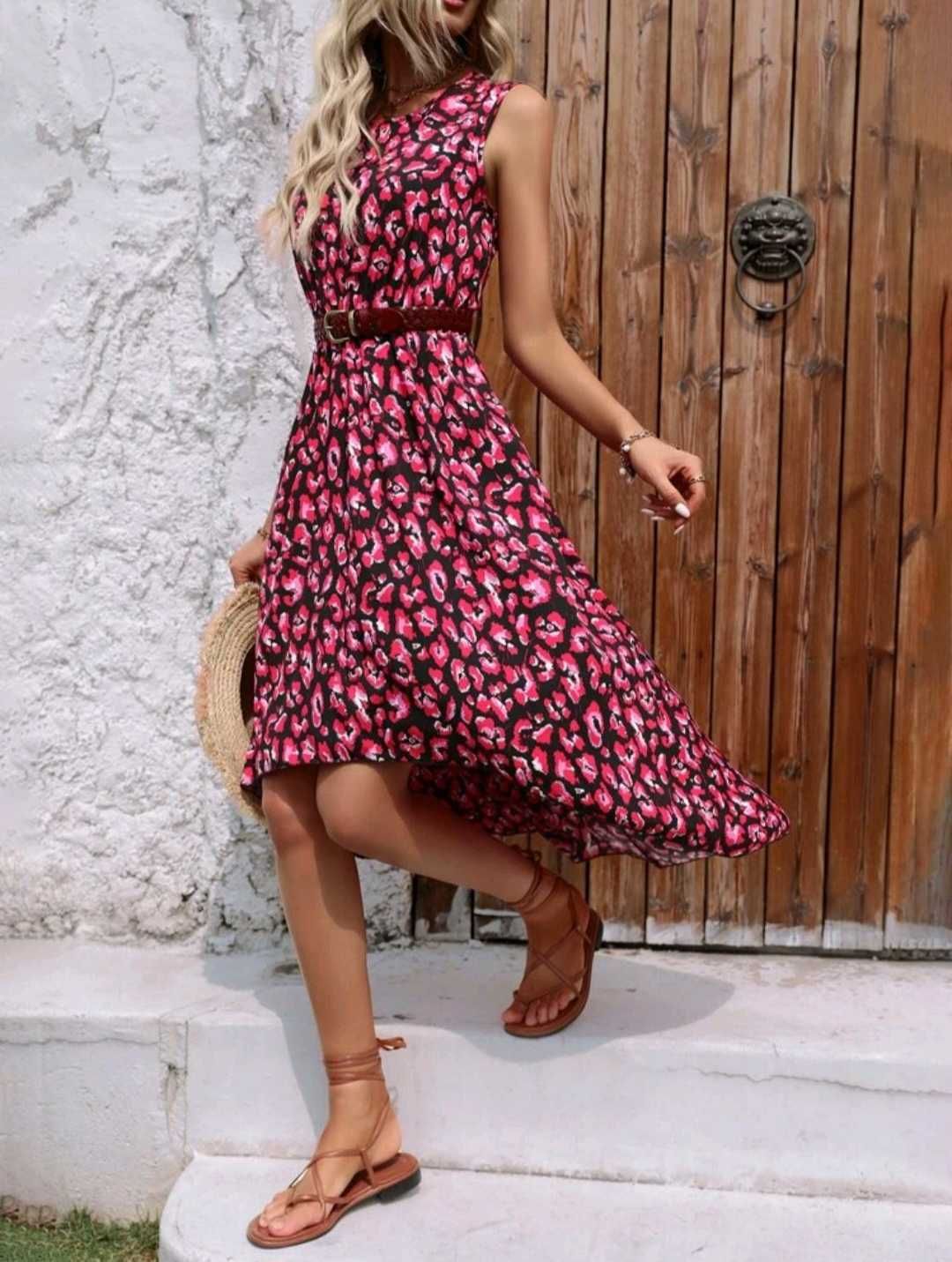 Kolorowa sukienka na lato