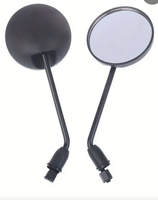 2 espelhos, moto/scooter/bicicleta - pretos