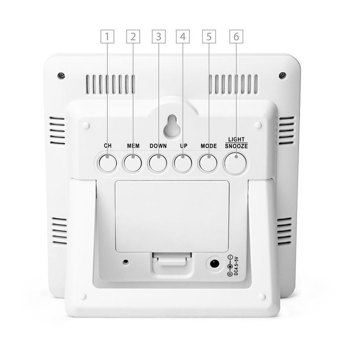 Stacja Pogodowa Meteo Sp93 Z Dcf I Pogodynką + Czujnik