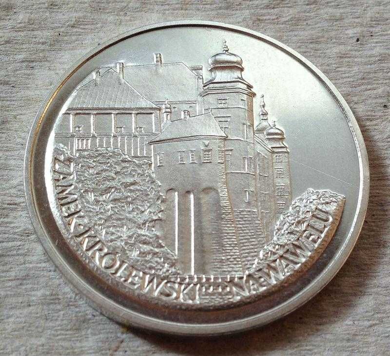 100 злотых, 1977 г, Королевский замок, PROOF, редкая, серебро