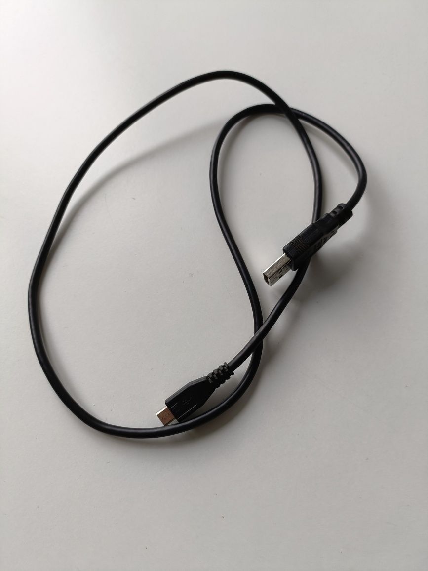 Kabel micro USB nowy czarny