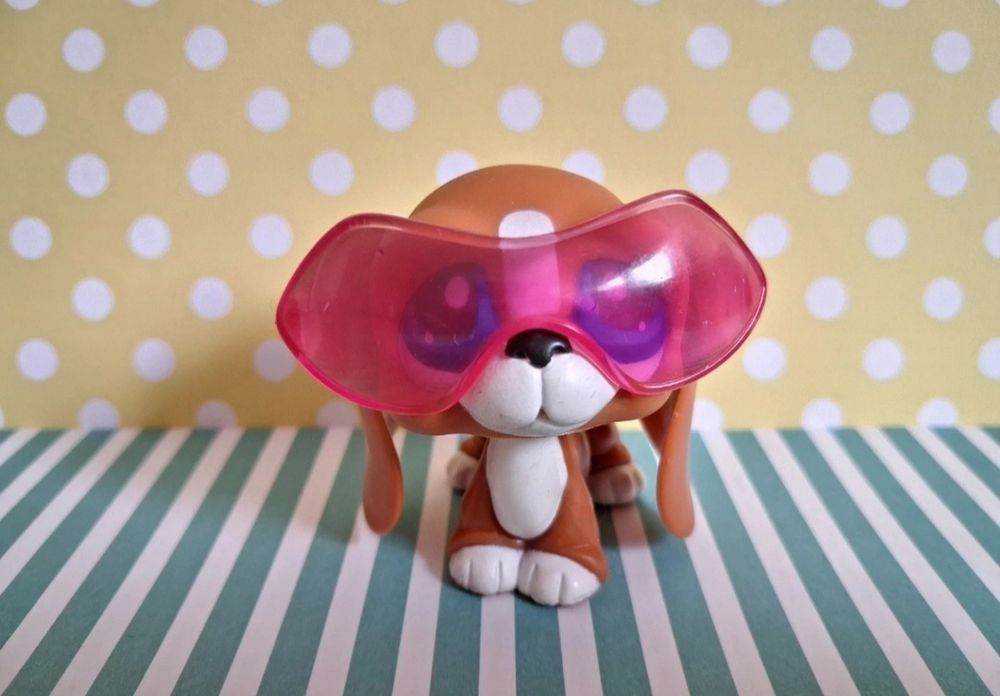 Littlest Pet Shop LPS unikatowy pies Basset #222