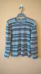 36 38 Sweter z lat 90. real vintage '90s babciny wzory wzorki unikat