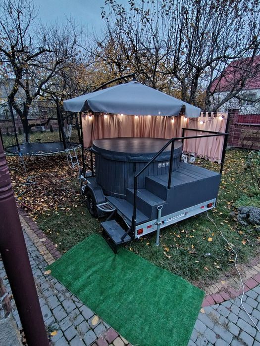 Чан на колесах подобово мобільний чан з доставкою до вас