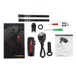 Localizador GPS oculto escondido luz refletora de bicicleta moto