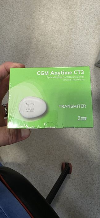 Transmiter CGM Anytime CT3 cukrzyca