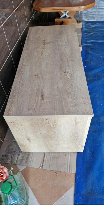 Komoda pod telewizor szafka rtv z szufladami jasne drewno