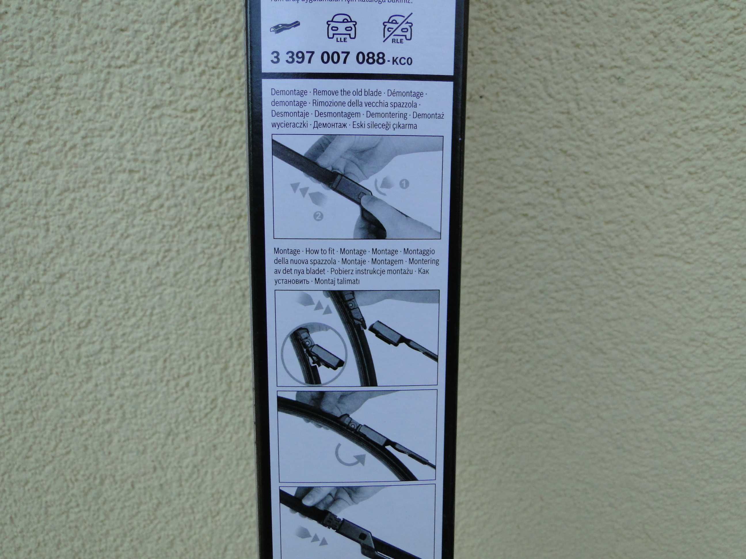 Bosch AeroTwin A088S, Zestaw wycieraczek 650/500 mm, Nowe