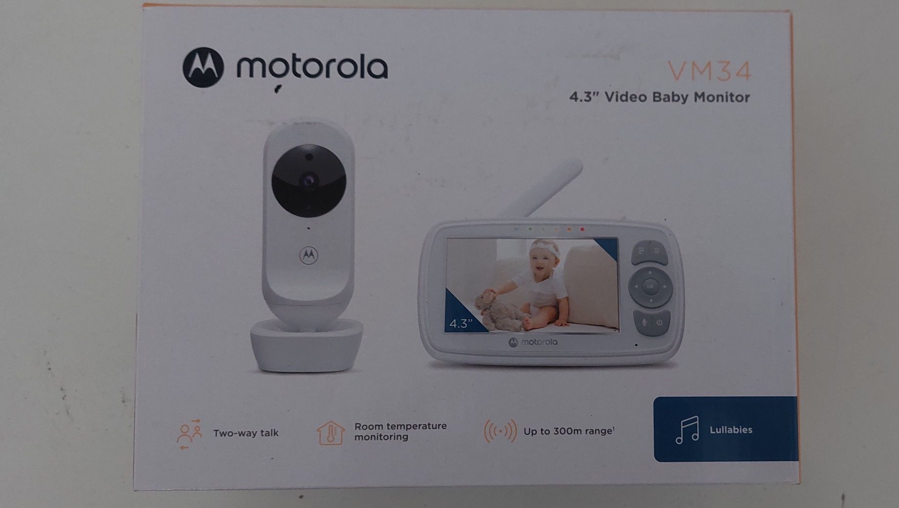 Camera vigia bebés e crianças Motorola intercomunicador video c ecrã