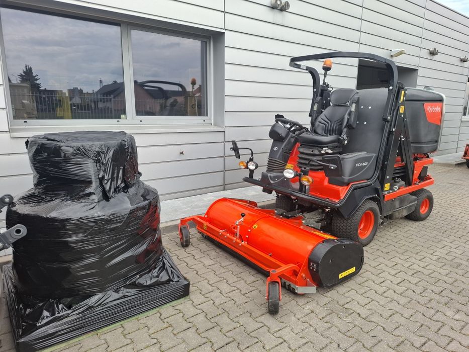 DEMO Kosiarka Kubota FC4-501, 50KM bijakowa 4w1 z koszem 1300L HD