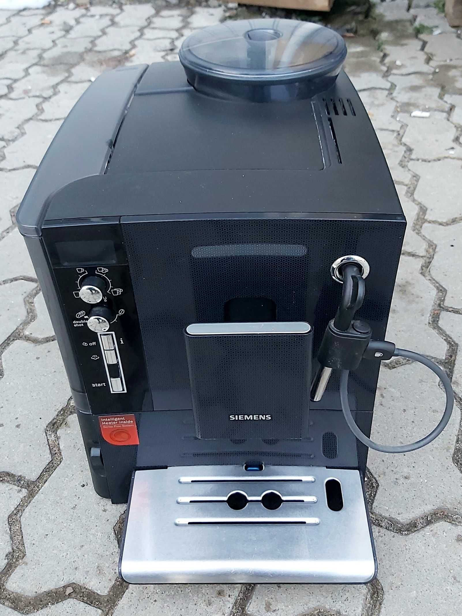 Кофемашина кофеварка Сименс Siemens TE503511DE с капучинатором черная