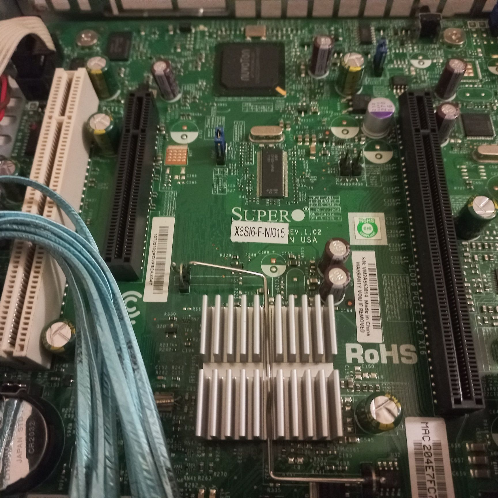 Сервер 1U Supermicro X8SI6-F-NI015,IPMI,Socket LGA1156