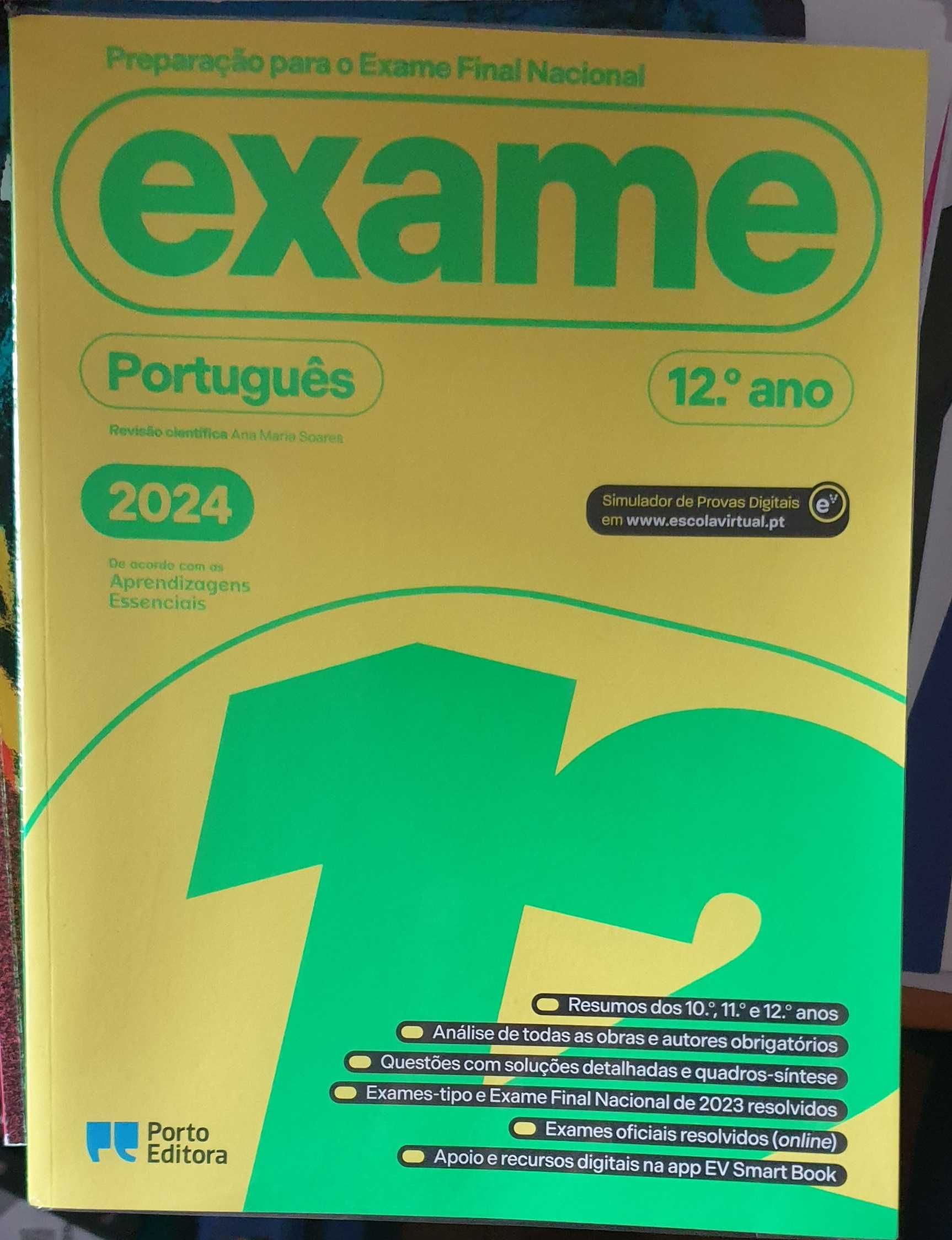 Excelente estado - Livro de preparação para o exame de Português