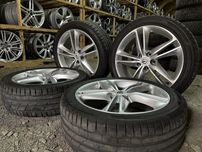 Диски Nissan 5/114.3 R19 ET40+шини літо 225/45R19 Hankook (2023рік)