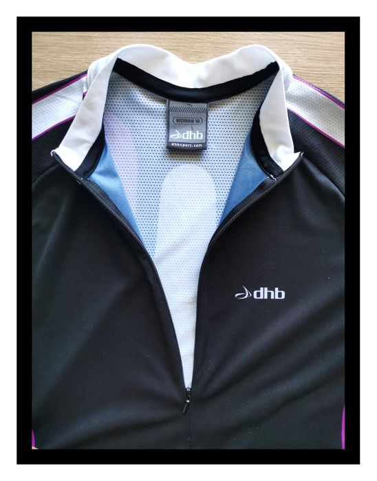 Koszulka Rowerowa Damska Dhb (L/XL) #kolarska #sportowa #czarna