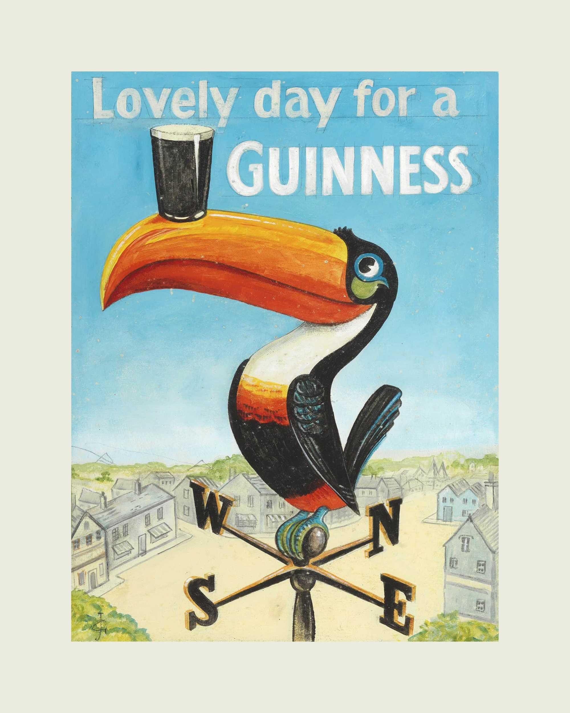 Guinness vintage  plakat reprodukcja projektu 40x50 cm