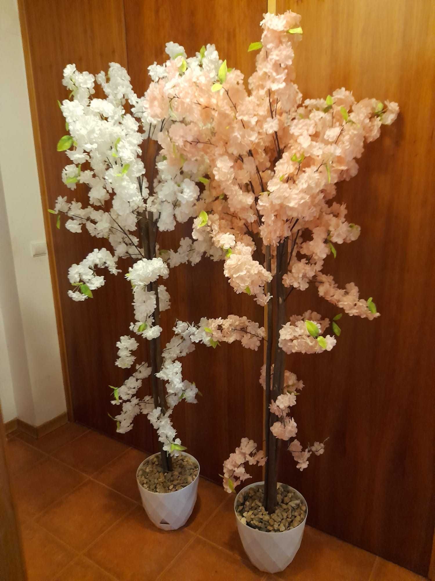 Arvore cerejeira branca decoracao