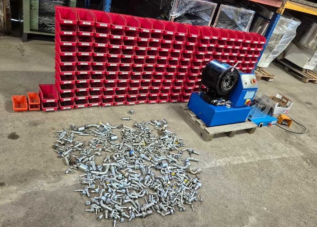 Zakuwarka Do Węży Samway S32 elek. 1/8″–1.1/4″ skórowarka NOWA Komplet