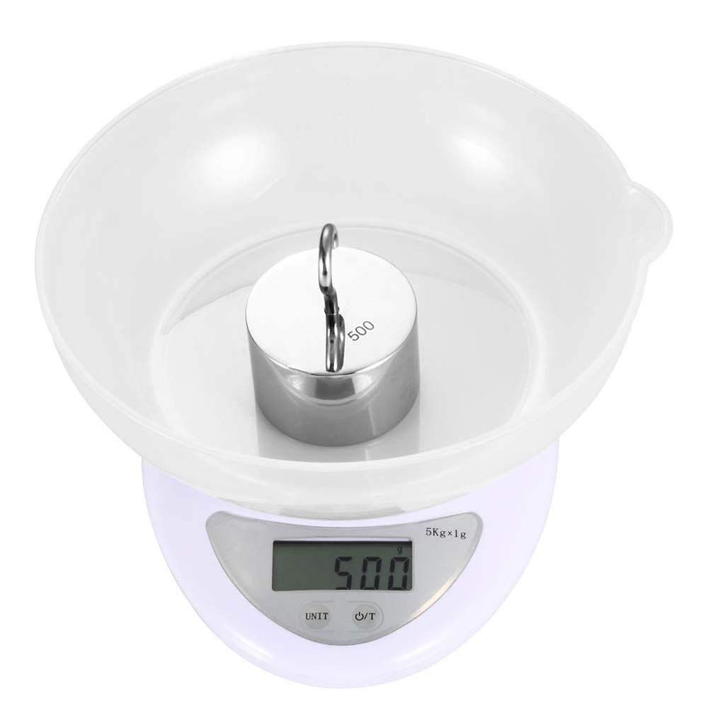 Balança para Cozinha (etc) 5kg (1g) - NOVA, na caixa