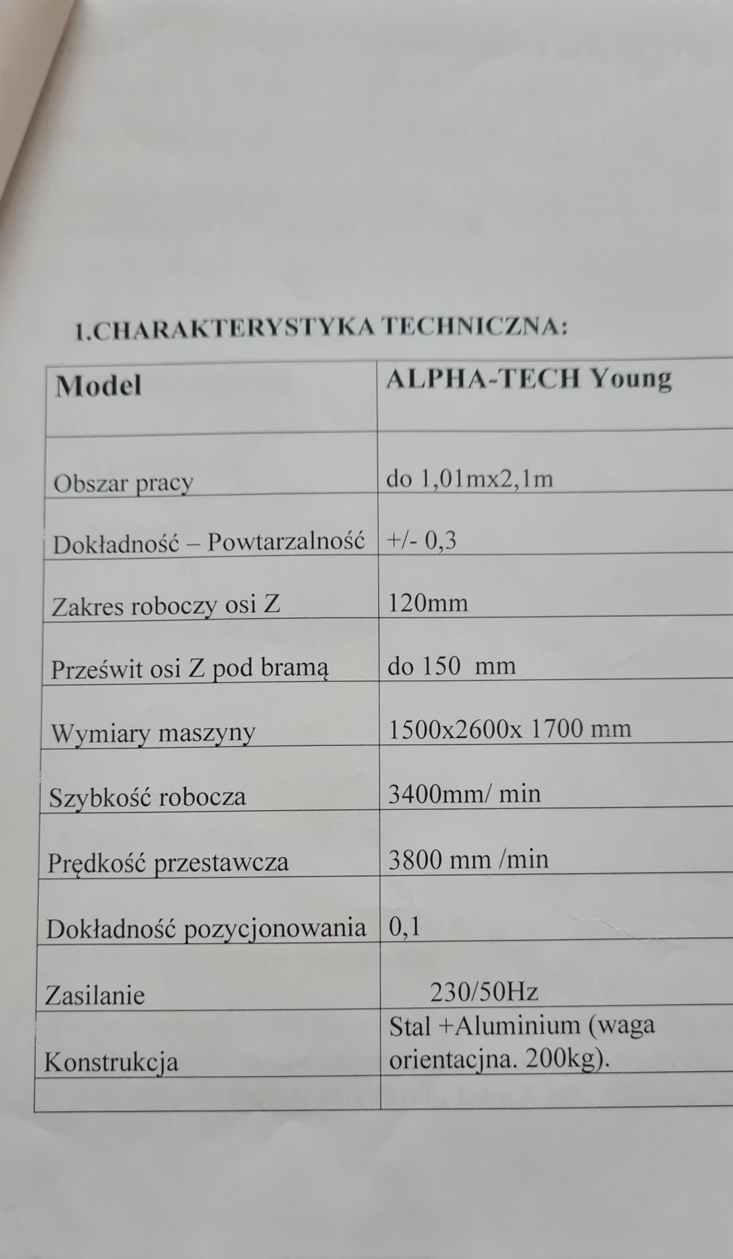 Frezarka CNC Alphatech Polecam