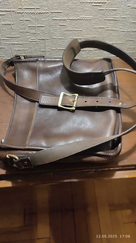 Продам кожана сумка MASSIMO DUTTI   ,INDIA, натуральна кожна.