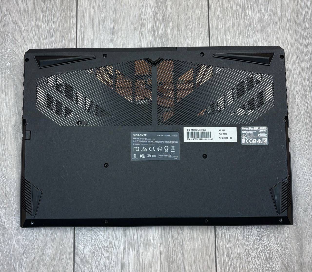 15,6ʼʼ144Гц Gigabyte G5 KF5/i7-12650H/RTX4060 8gb/512gb/16gb/DDR5-4800