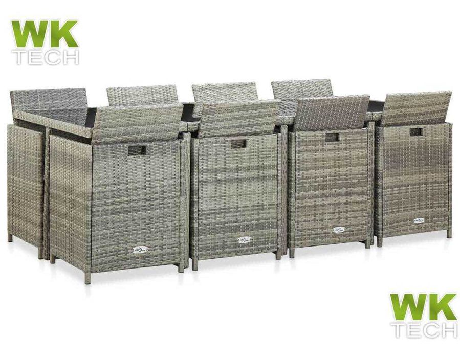 Meble ogrodowe PREMIUM 12 osób NOWE zestaw mebli ogrodowych pokrowiec